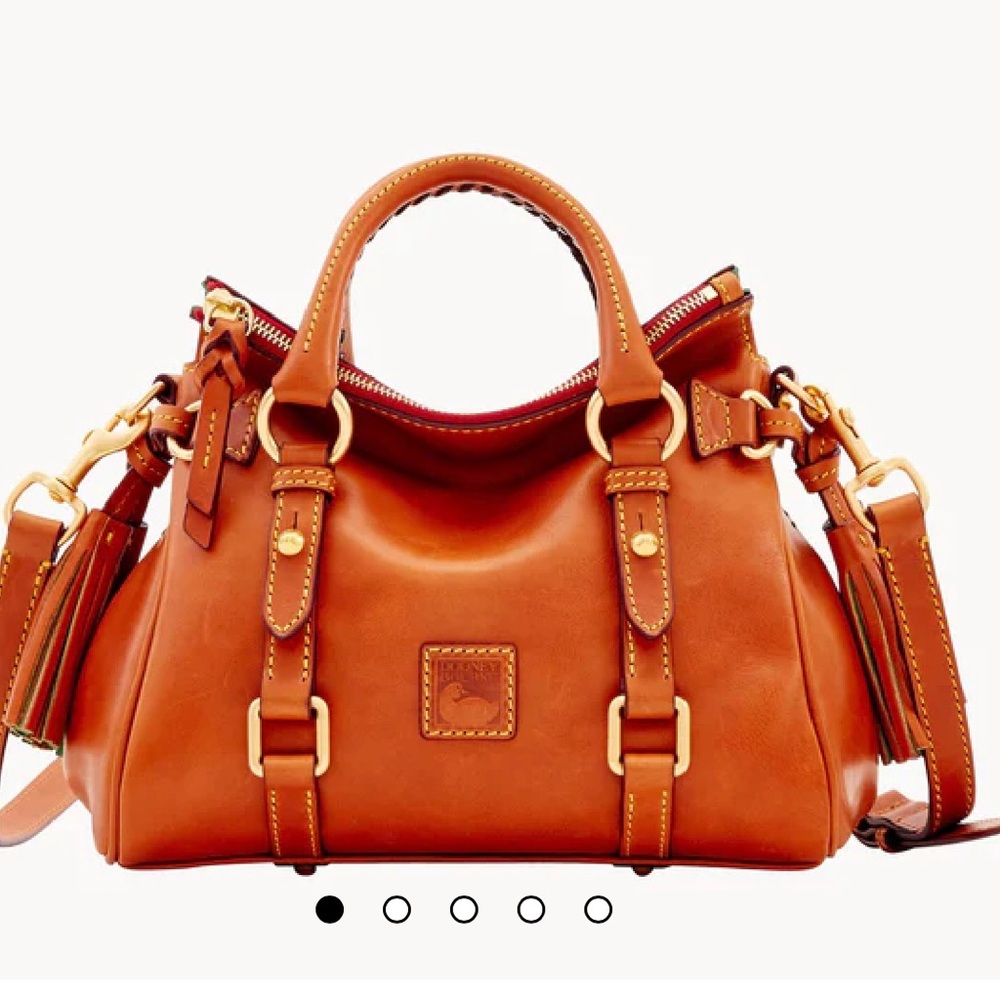 Dooney and Bourke mini flourentine satchal color natural